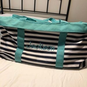 Large thirty-one utility tote with lid